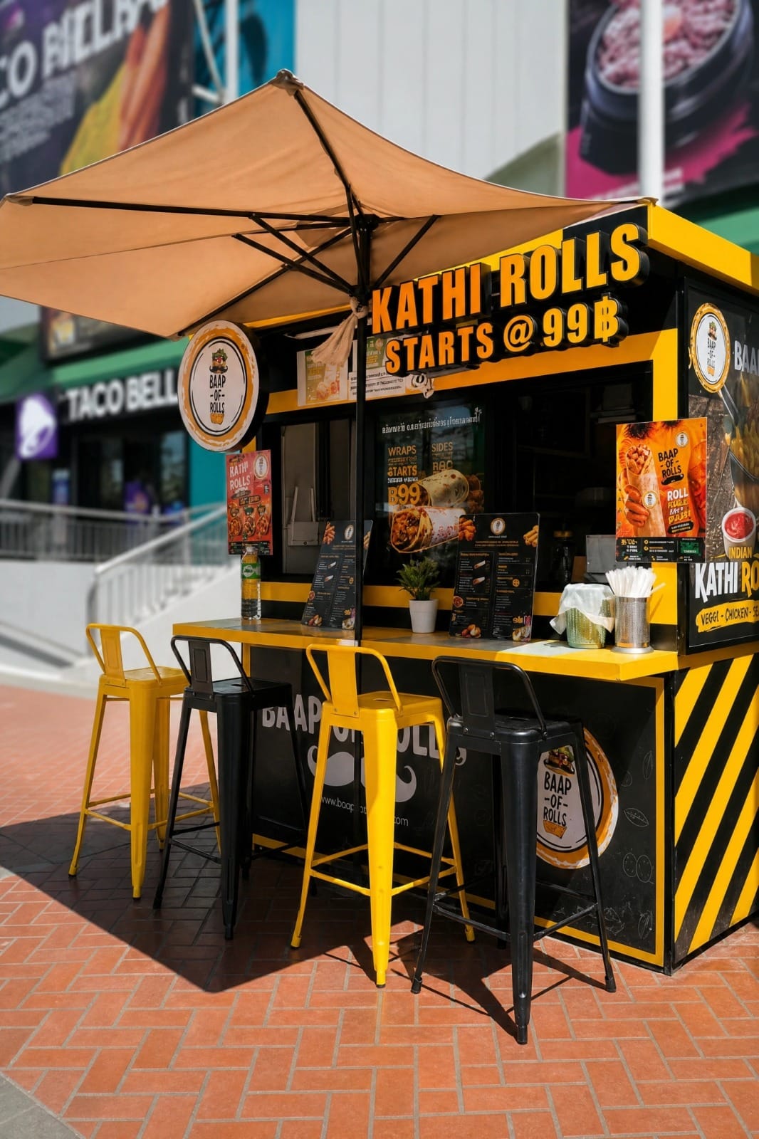 Baap of Rolls outlet service counter